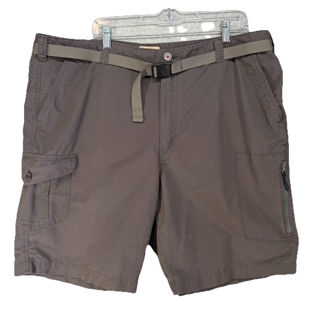 Ascend Cargo Shorts Mens 42 Gray Belted Gorpcore Utility Hiking